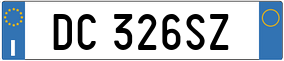 Truck License Plate